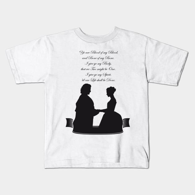 Outlander marriage Kids T-Shirt by quinnsnake